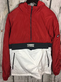 Men’s pullover 1/2 zip jacket Tommy red white