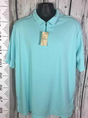 Men’s XL Caribbean Polo Shirt Roundtree Yorke Blue