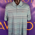 Men’s Large Greg Norman Polo Shirt Golf Blue