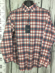 Men’s XL Large Hart SCHAFFNER Marx Dress Shirt Button Up Plaid