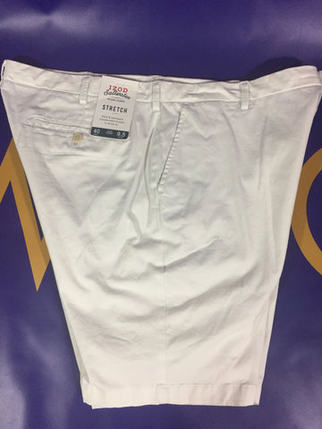 Men’s 40W IZOD Saltwater Shorts Stretch White