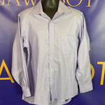 Men’s CHAPS Large 16-16.5/34/35 LS Button Up Shirt Purple