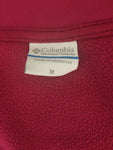 Women’s Medium Columbia Fleece Full Zip Sweater Pink