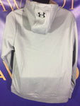 Men’s Medium Under Armour Hoodie Gray Storm Sweater Jacket