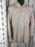 Men’s Top Shelf LS Dress Shirt Plaid 16x35.5