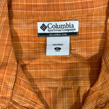 Men’s XL Columbia Button Up Shirt Orange