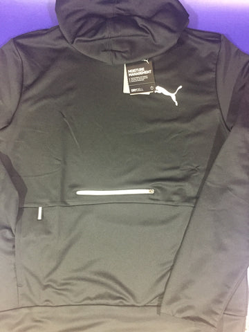 Men’s PUMA DRYCELL Hoodie Pullover Shirt Black Running L